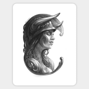 Taurus - Astrology Art Horoscope Portrait Series Sticker